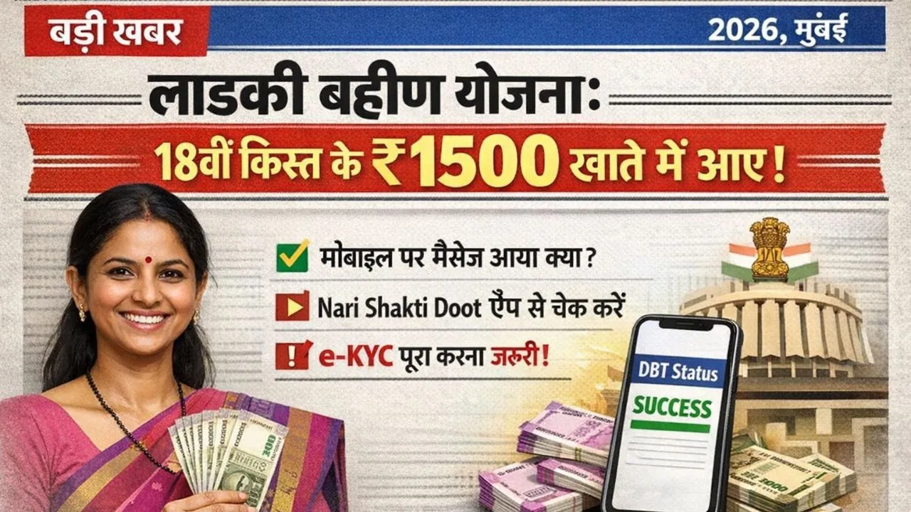 Ladki Bahin Yojana 18th Installment